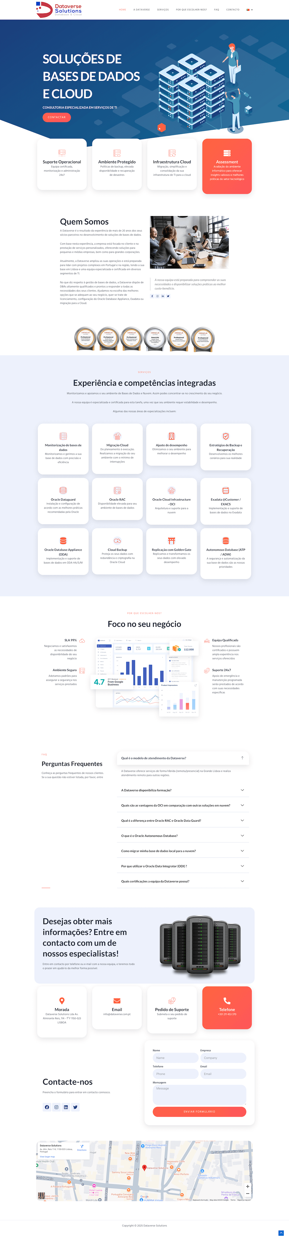 Next Level Webs Portfolio dataverse website