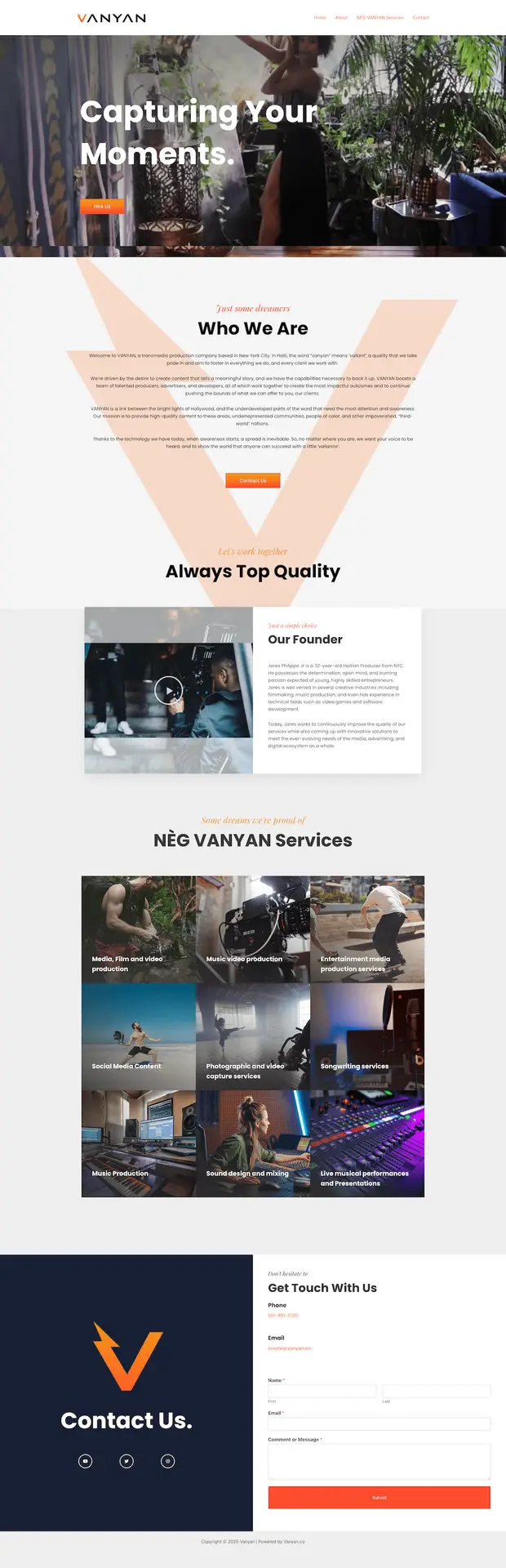 Next Level Webs Portfolio vanyan